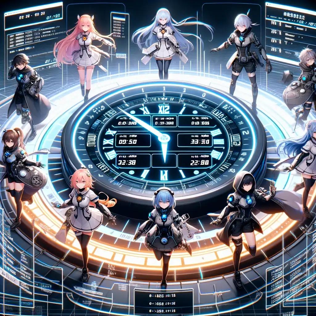 Cron job anime style according to ChatGPT
